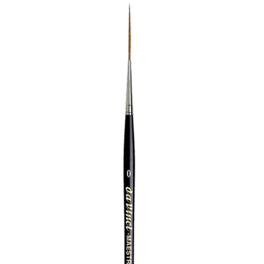 Da Vinci Toboslky Kolinsky Liner Sign and Line Brush Series 1203K No:0 - 2