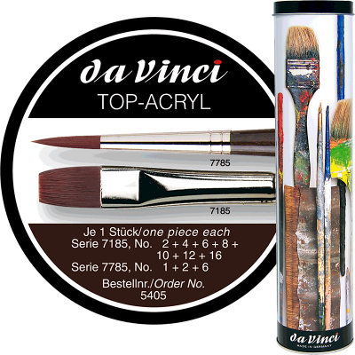 Da Vinci Top-Acryl Acrylic and Oil Paint Gift Brush Set Series 5405 - 1