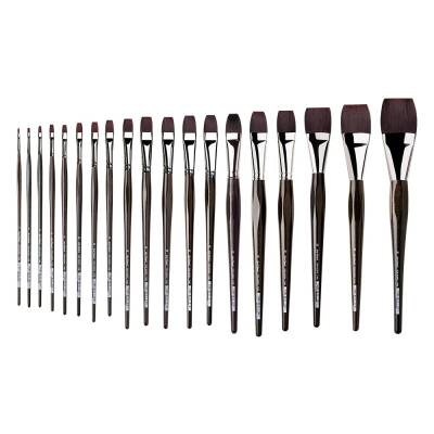 Da Vinci 7185 Seri Top Acryl Sentetik Düz Akrilik Boya Ve Yağlı Boya Fırçası