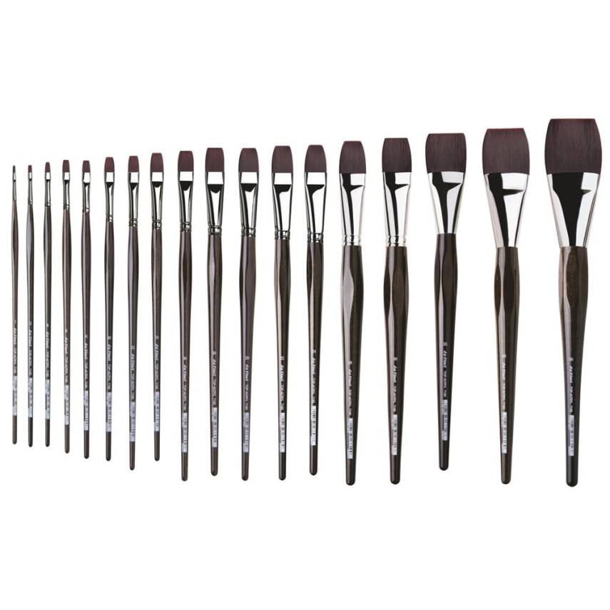 Da Vinci Top Acryl Sentetik Düz Akrilik Boya Ve Yağlı Boya Fırçası Seri 7185 No:14 - 3