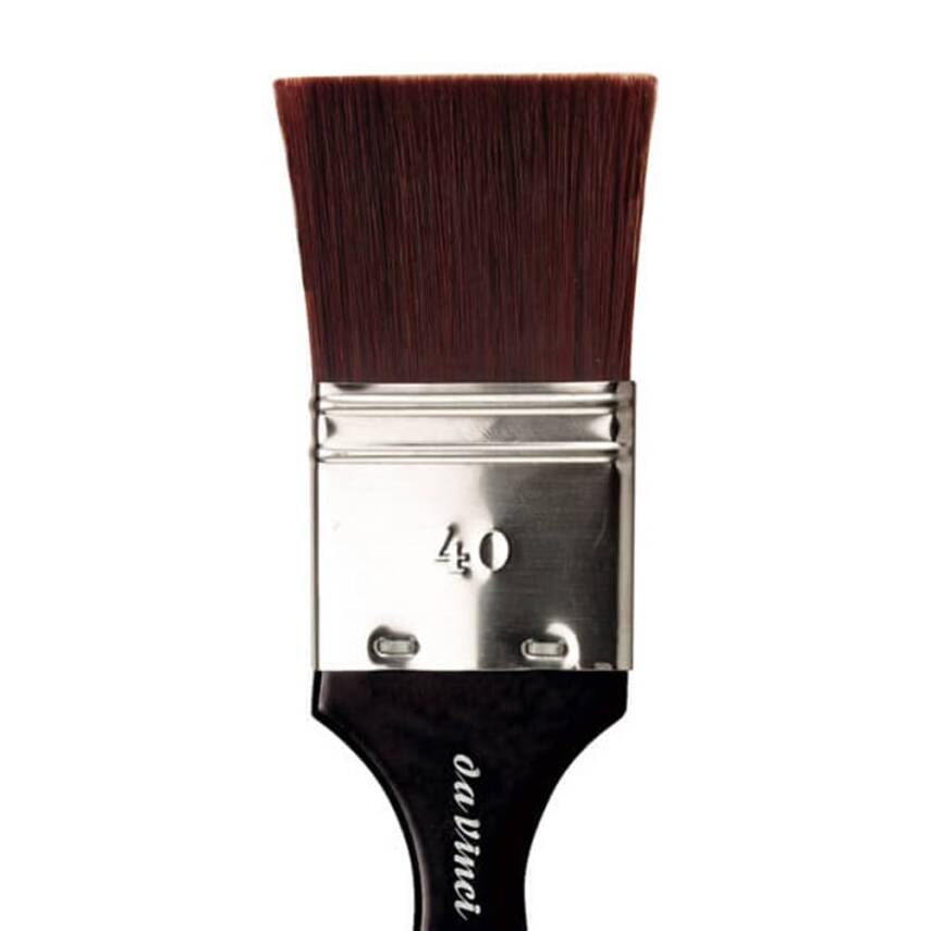 Da Vinci Top Acryl Sentetik Düz Uçlu Geniş Yüzey Fırçası Seri 5040 No:20 - 1