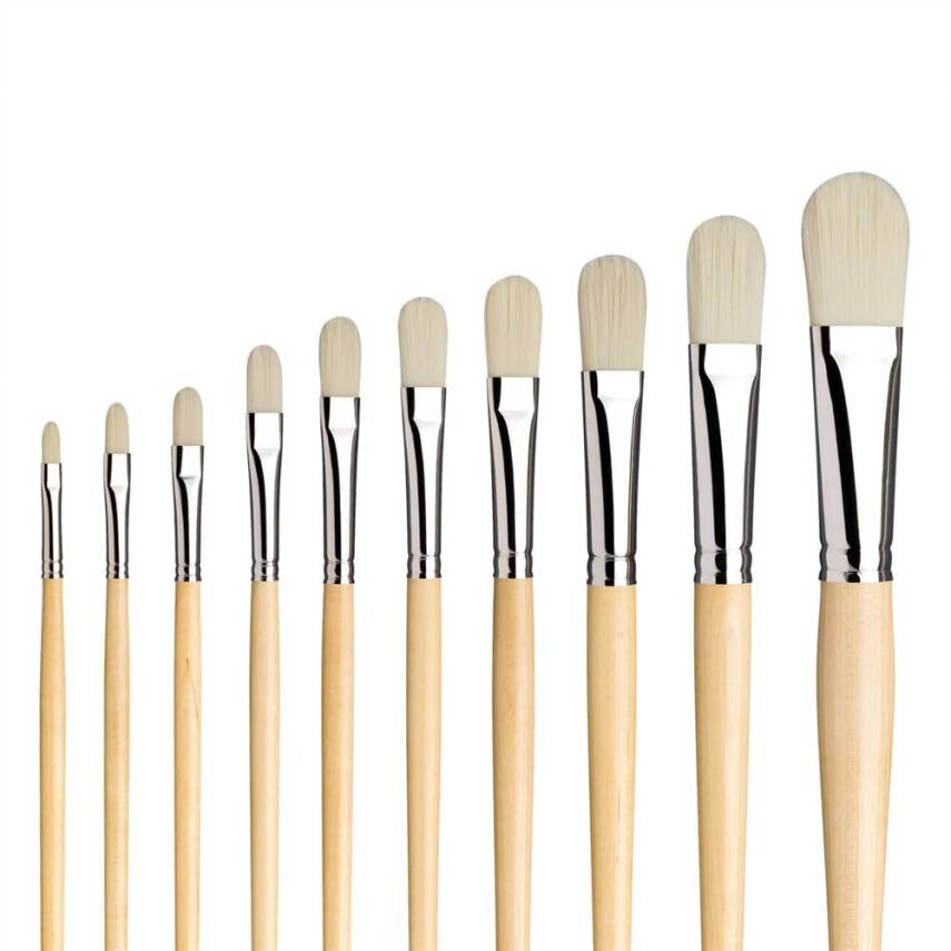 Da Vinci Top Acryl Sentetik Kedi Dili Akrilik Boya Ve Yağlı Boya Fırçası Seri 7482 No:16 - 3