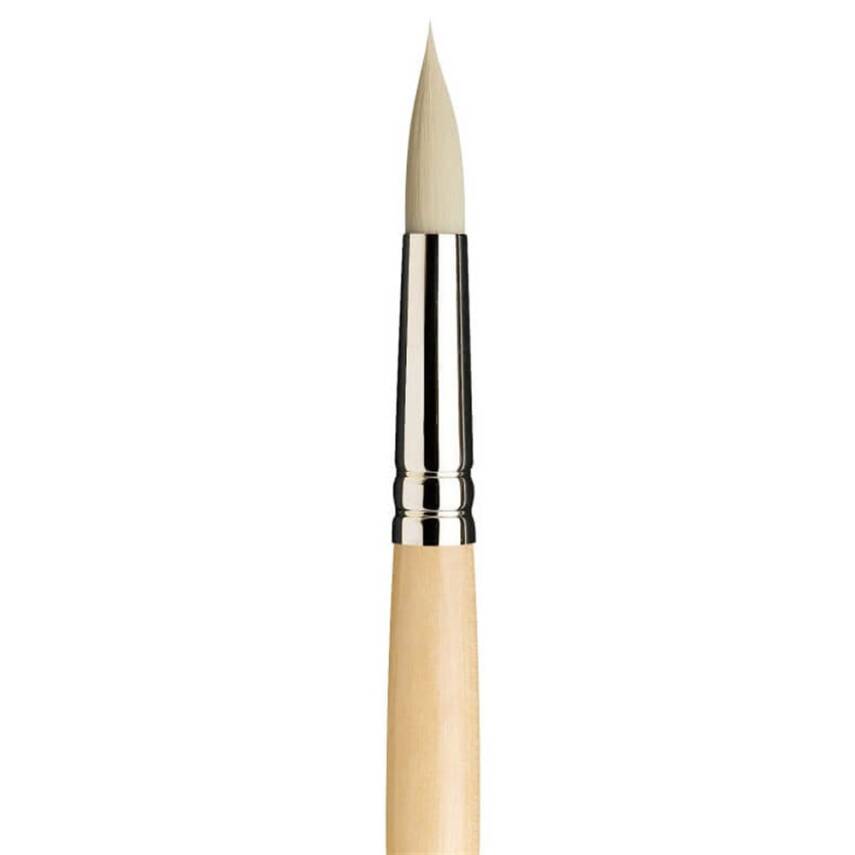 Da Vinci Top Acryl Sentetik Yuvarlak Akrilik Boya Ve Yağlı Boya Fırçası Seri 7782 No:4 - 3