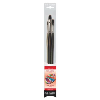 Da Vinci Top Acryl Synthetic Acrylic and Oil Paint Brush Set Series 4221 - 2