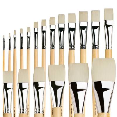 Da Vinci Top Acryl Synthetic Flat Acrylic and Oil Paint Brush Series 7182 No:12 - 5