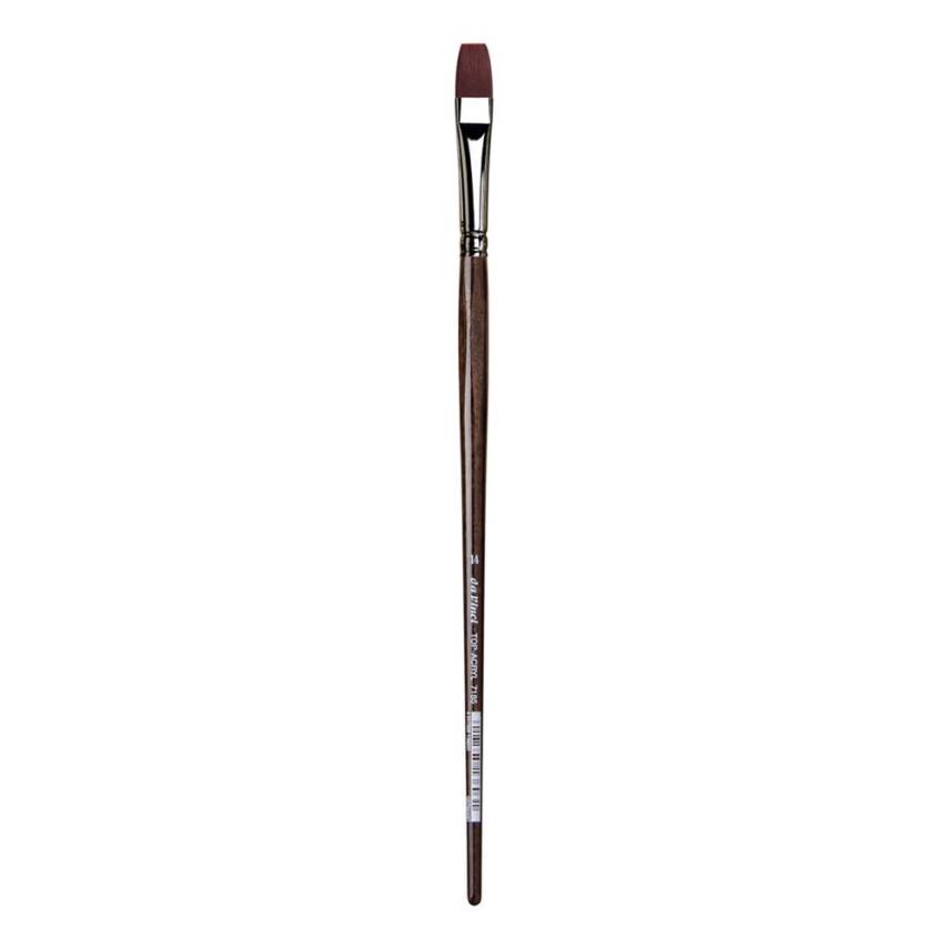 Da Vinci Top Acryl Synthetic Flat Acrylic and Oil Paint Brush Series 7185 No:2 - 1