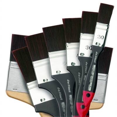 Da Vinci Top Acryl Synthetic Flat-Tip Wide Surface Brush Series 5040 No:20 - 5