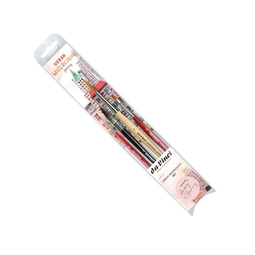Da Vinci Urban Sulu Boya Seyahat 4lü Fırça Seti (188n7-498n2-5880n0-5880n4) - 1