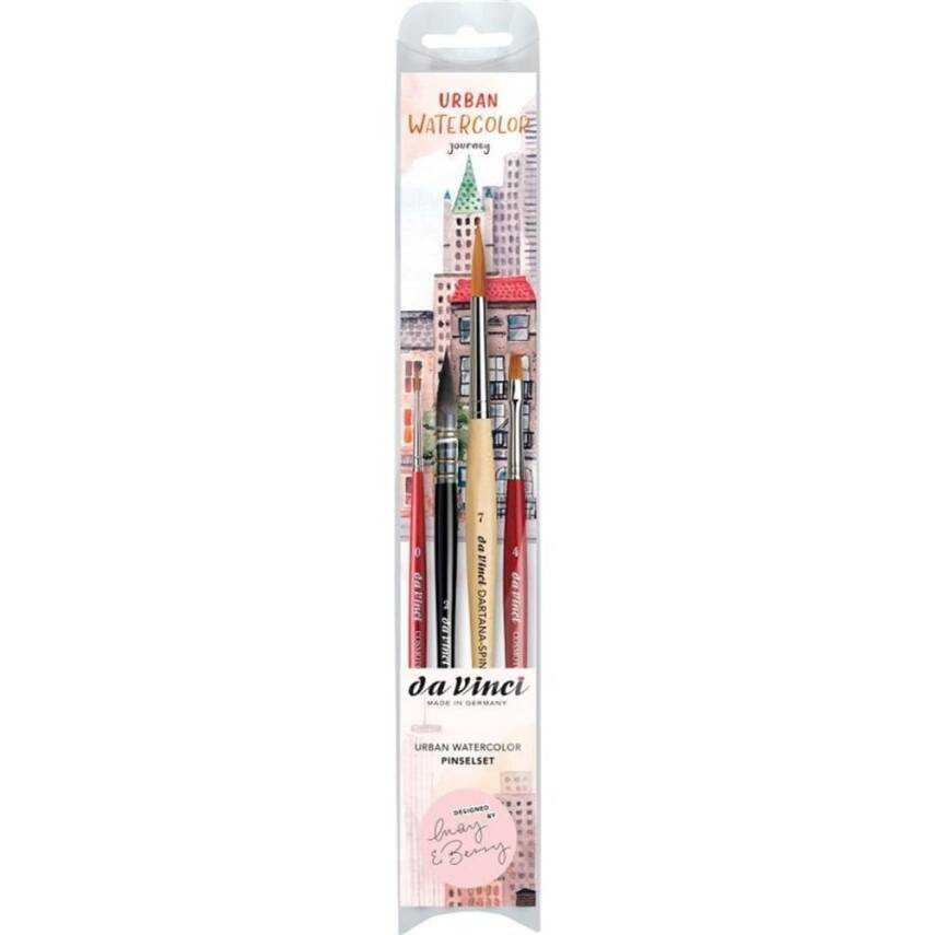 Da Vinci Urban Watercolor Brush Set - 1