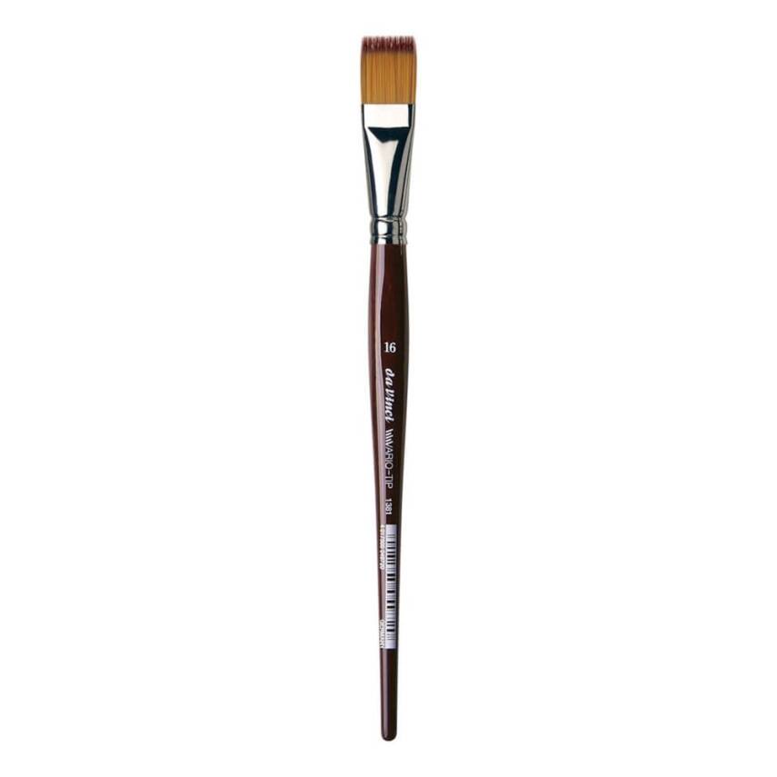 Da Vinci Vario Tip Synthetic Flat Watercolor and Hobby Craft Brush Series 1381 No: 12 - 1