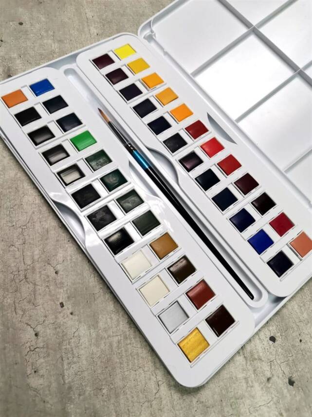 Daler Rowney AquaFine Suluboya Seyahat Seti 48'li - 3