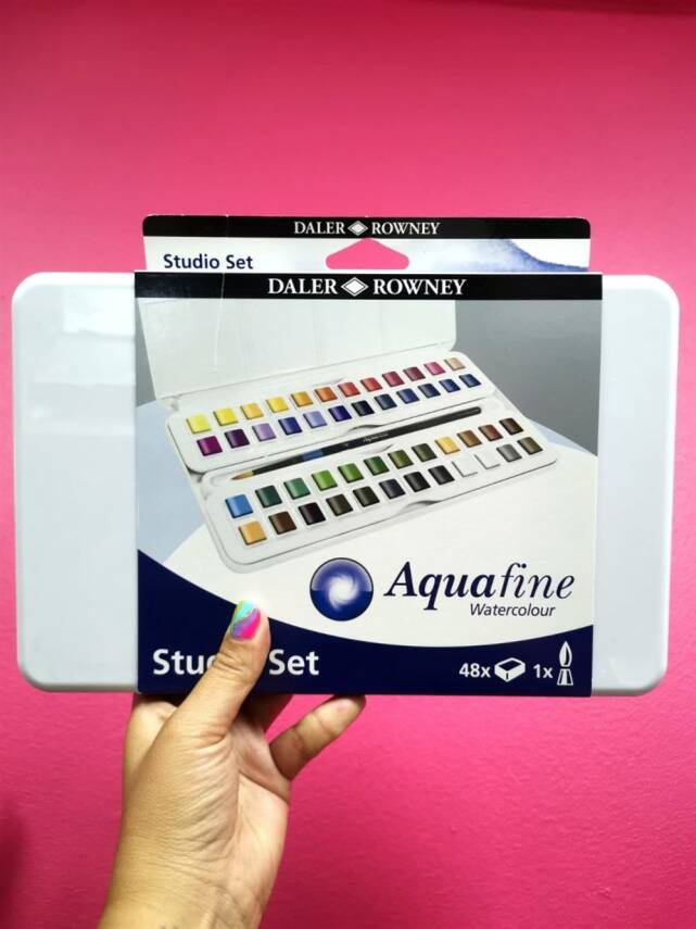 Daler Rowney AquaFine Suluboya Seyahat Seti 48'li - 4