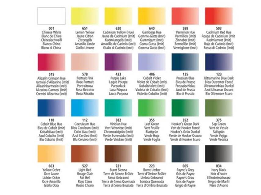 Daler Rowney Aquafine Suluboya Travel Set Fırça Hediyeli Plastik Kutu 24lü - 2