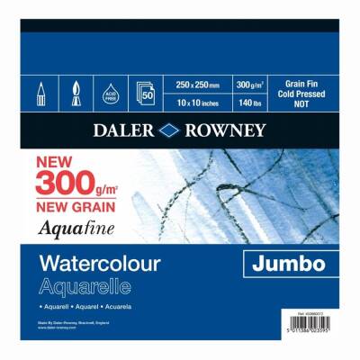 Daler Rowney Aquafıne Wat Col Pad 25*25Cm 300Gr 12Sh - 2