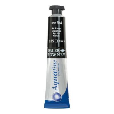 Daler Rowney Aquafine Watercolour 8ml Tube 035 Lamp Black