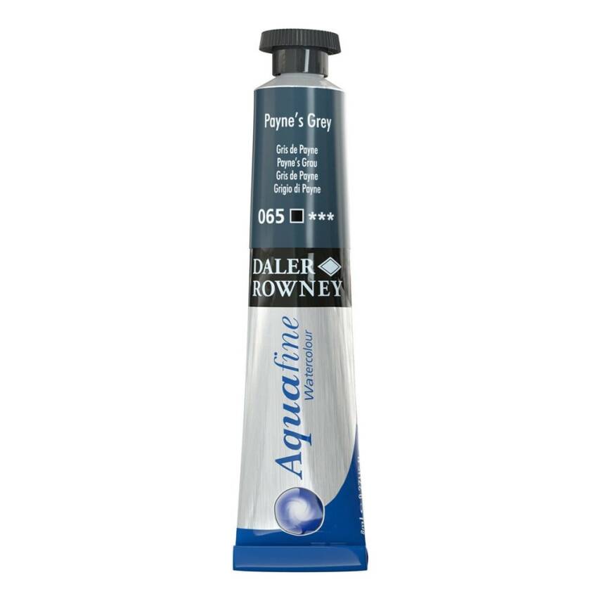 Daler Rowney Aquafine Watercolour 8ml Tube 065 Payne's Grey - 1