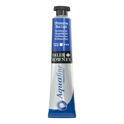 Daler Rowney Aquafine Watercolour 8ml Tube 122 Ultramarine Blue Light