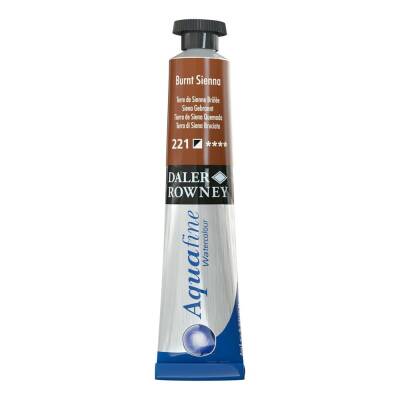 Daler Rowney Aquafine Watercolour 8ml Tube 221 Burnt Sienna