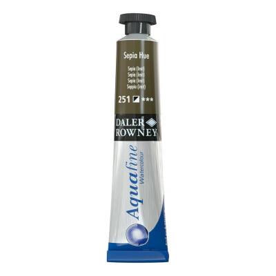 Daler Rowney Aquafine Watercolour 8ml Tube 251 Sepia Hue