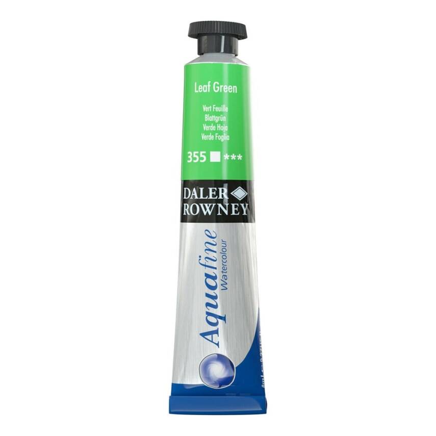 Daler Rowney Aquafine Watercolour 8ml Tube 355 Leaf Green - 1
