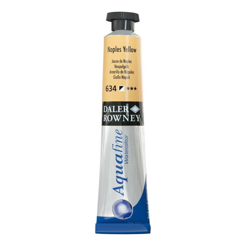 Daler Rowney Aquafine Watercolour 8ml Tube 634 Naples Yellow - 1