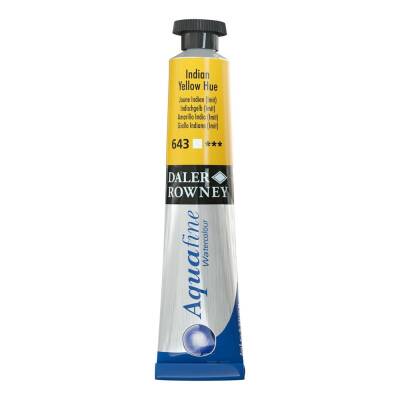 Daler Rowney Aquafine Watercolour 8ml Tube 643 Indian Yellow Hue
