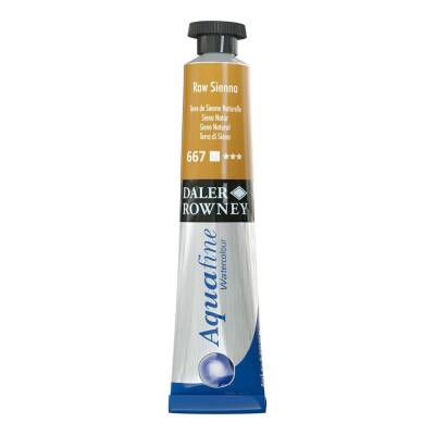 Daler Rowney Aquafine Watercolour 8ml Tube 667 Raw Sienna