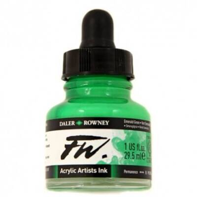 Daler Rowney Fw Ink 29,5ml Emerald Green - 2