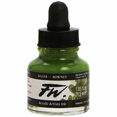 Daler Rowney Fw Ink 29,5ml Olıve Green - 2