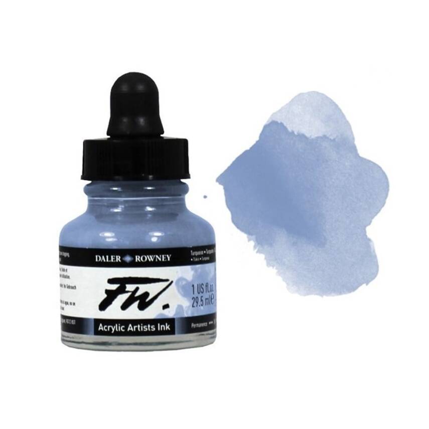 Daler Rowney Fw Ink 29,5ml Shımmerıng Blue - 1