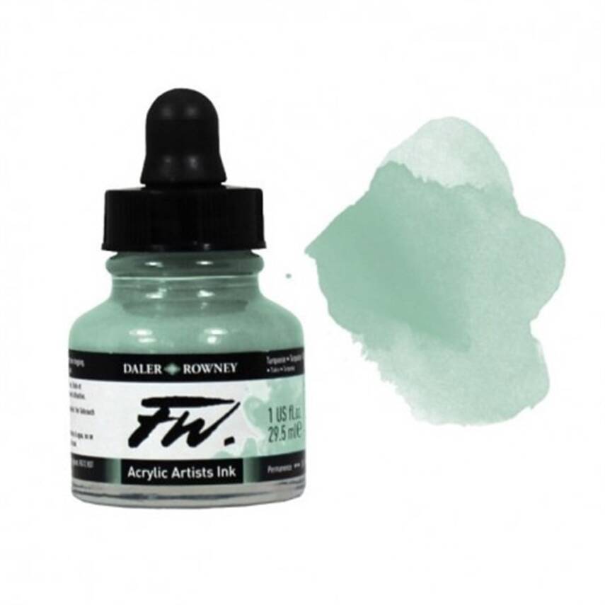 Daler Rowney Fw Ink 29,5ml Shimmering Green - 2