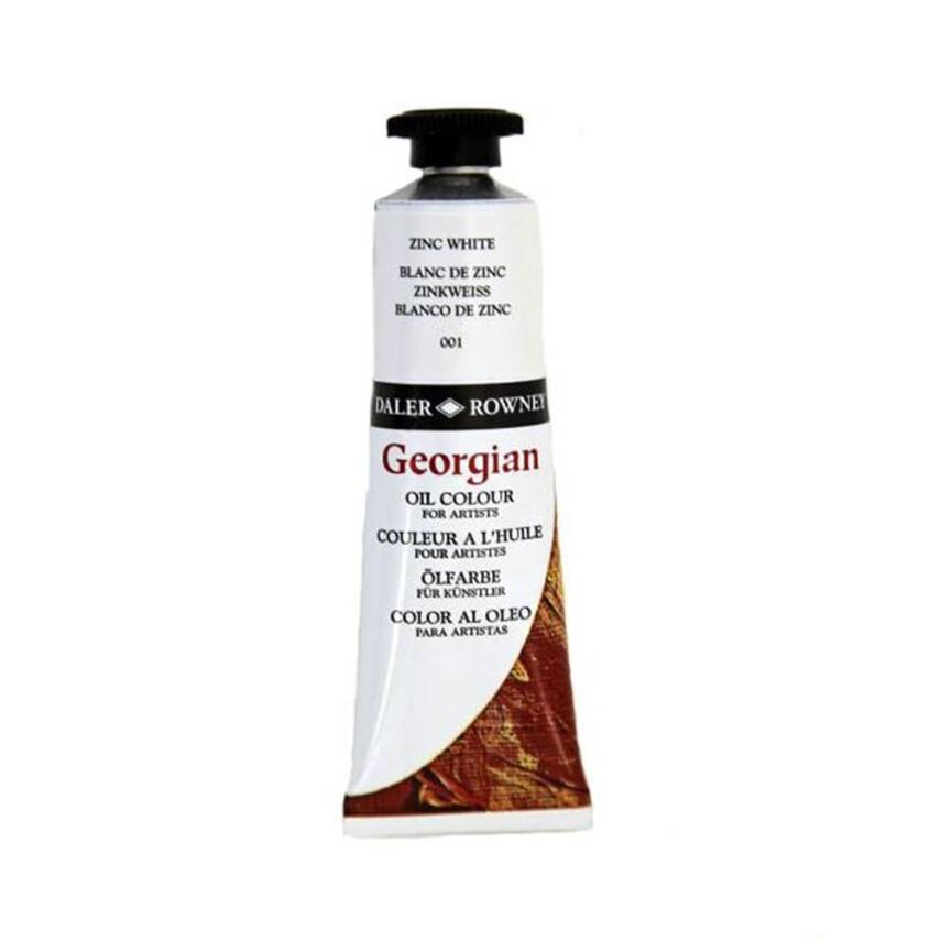 Daler Rowney Georgian Oil Colour 38 ml 001 Zinc White - 1