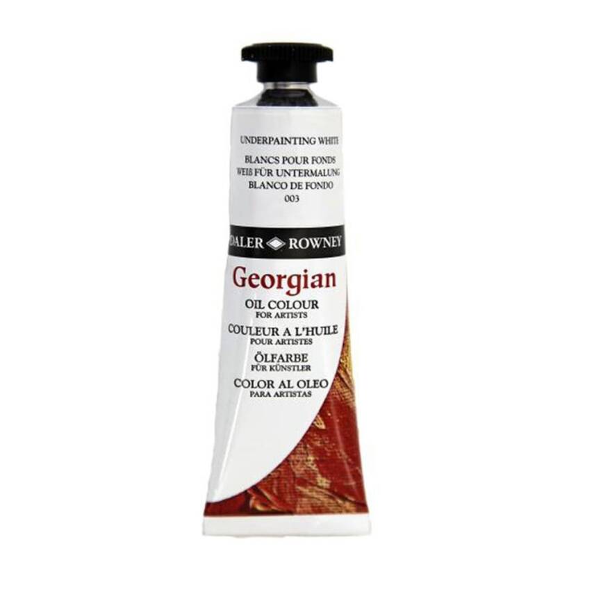 Daler Rowney Georgian Oil Paint 225 ml 003 Underpainting White L101 - 1