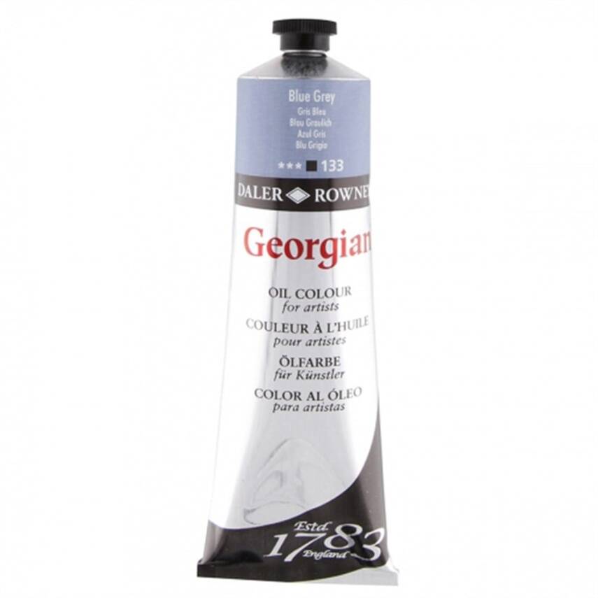 Daler Rowney Georgian Oil Paint 225 ml 133 Blue Grey - 2