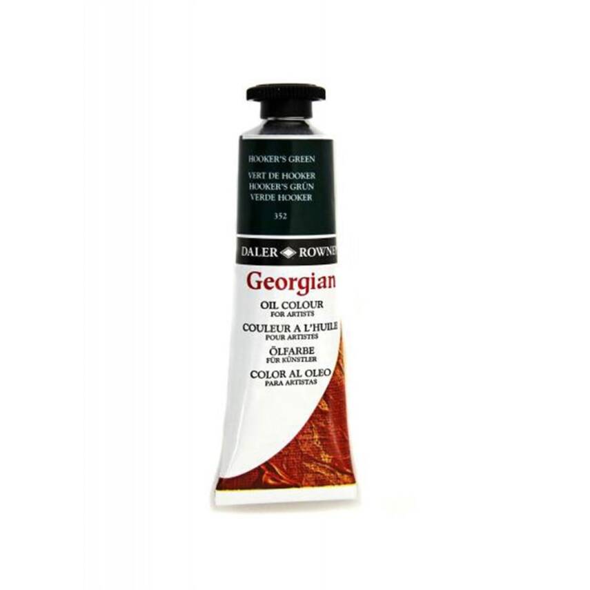 Daler Rowney Georgian Oil Paint 225 ml 352 Hookers Green - 1