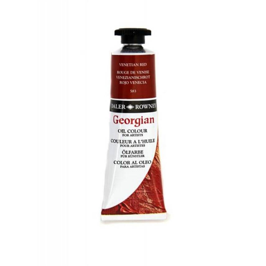 Daler Rowney Georgian Oil Paint 225 ml 583 Venetian Red - 1