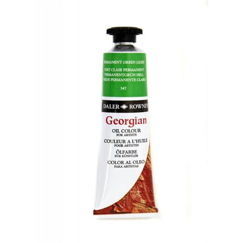 Daler Rowney Georgian Oil Paint 38 ml 347 Perm Green Light - 1