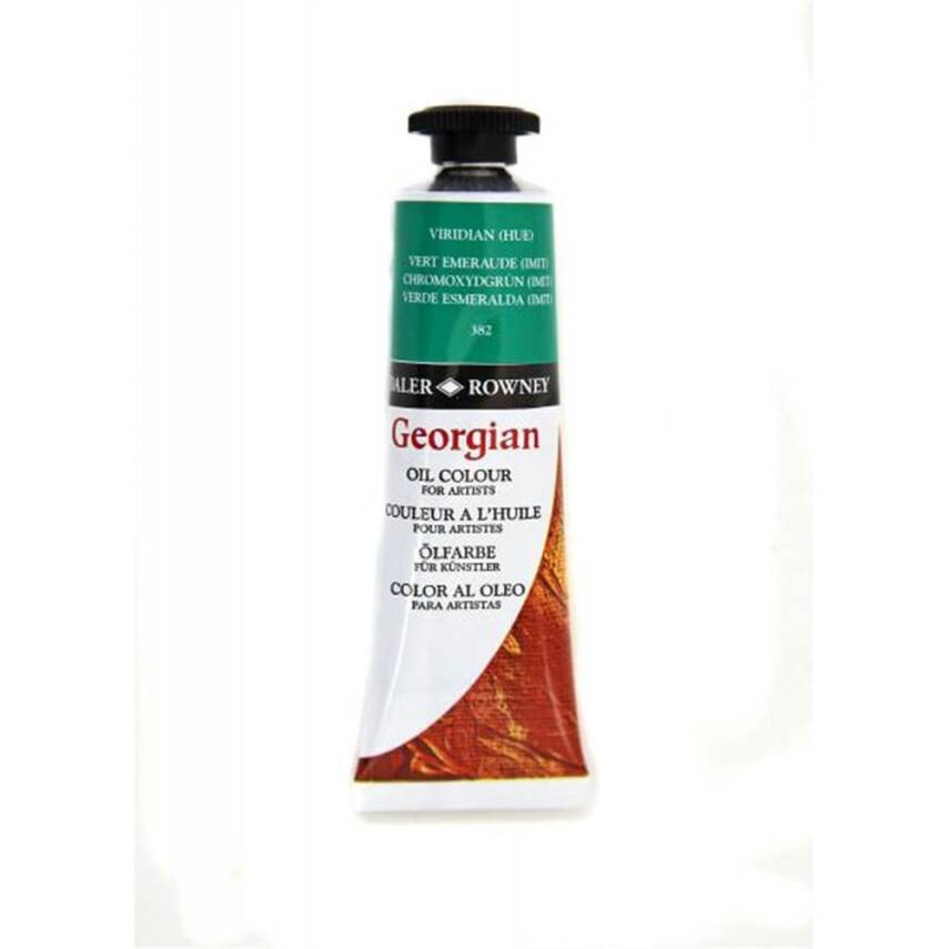 Daler Rowney Georgian Oil Paint 38 ml 382 Viridian Hue - 1