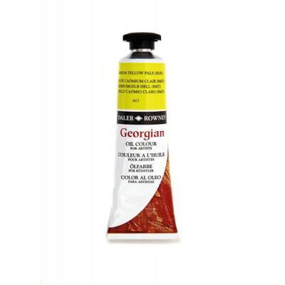 Daler Rowney Georgian Oil Paint 38 ml 617 Cadmium Yellow Pale Hue