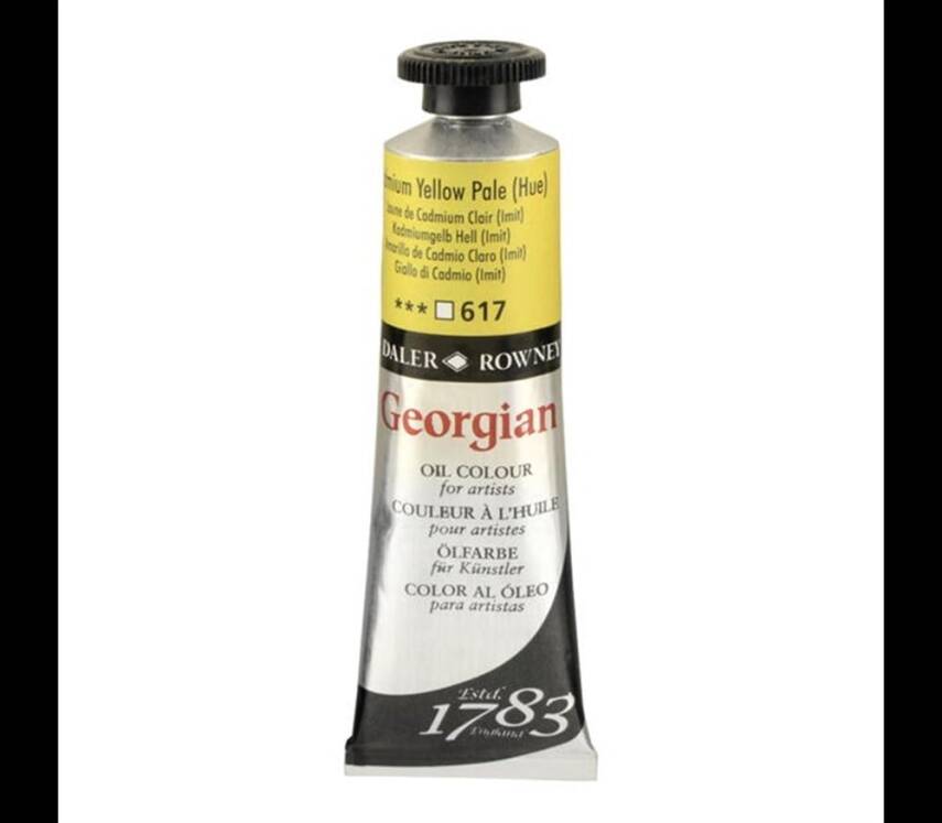 Daler Rowney Georgian Oil Paint 38 ml Cad Yellow (Hue) - 1