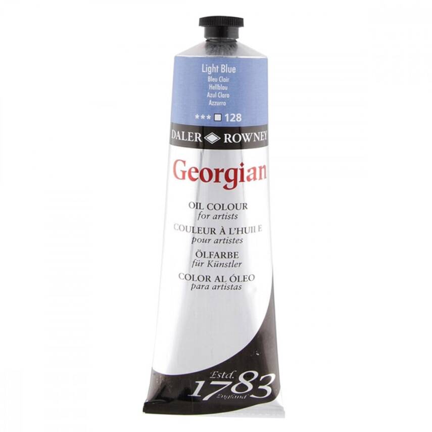 Daler Rowney Georgian Yağlı Boya 225 ml 128 Light Blue - 2
