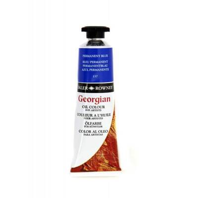 Daler Rowney Georgian Yağlı Boya 225 ml 137 Perm Blue - 1