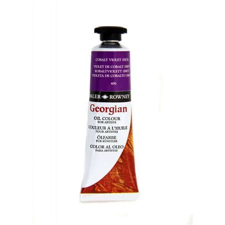 Daler Rowney Georgian Yağlı Boya 225 ml 406 Cobalt Violet Hue - 1