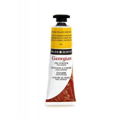 Daler Rowney Georgian Yağlı Boya 225 ml 618 Cadmium Yellow Deep Hue - 1