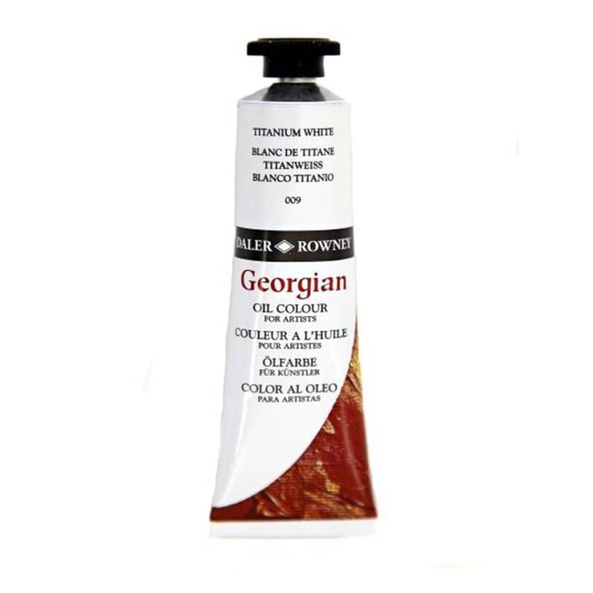 Daler Rowney Georgian Yağlı Boya 38 ml 009 Titanium White - 1