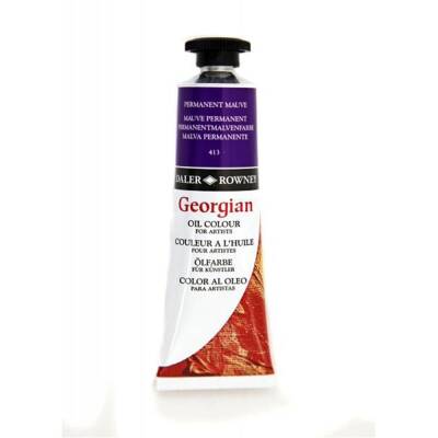 Daler Rowney Georgian Yağlı Boya 38 ml 413 Perm Mauve - 1