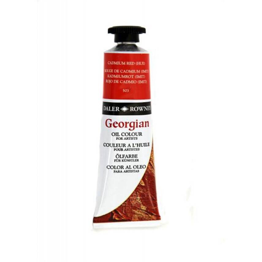 Daler Rowney Georgian Yağlı Boya 38 ml 503 Cadmium Red - 1