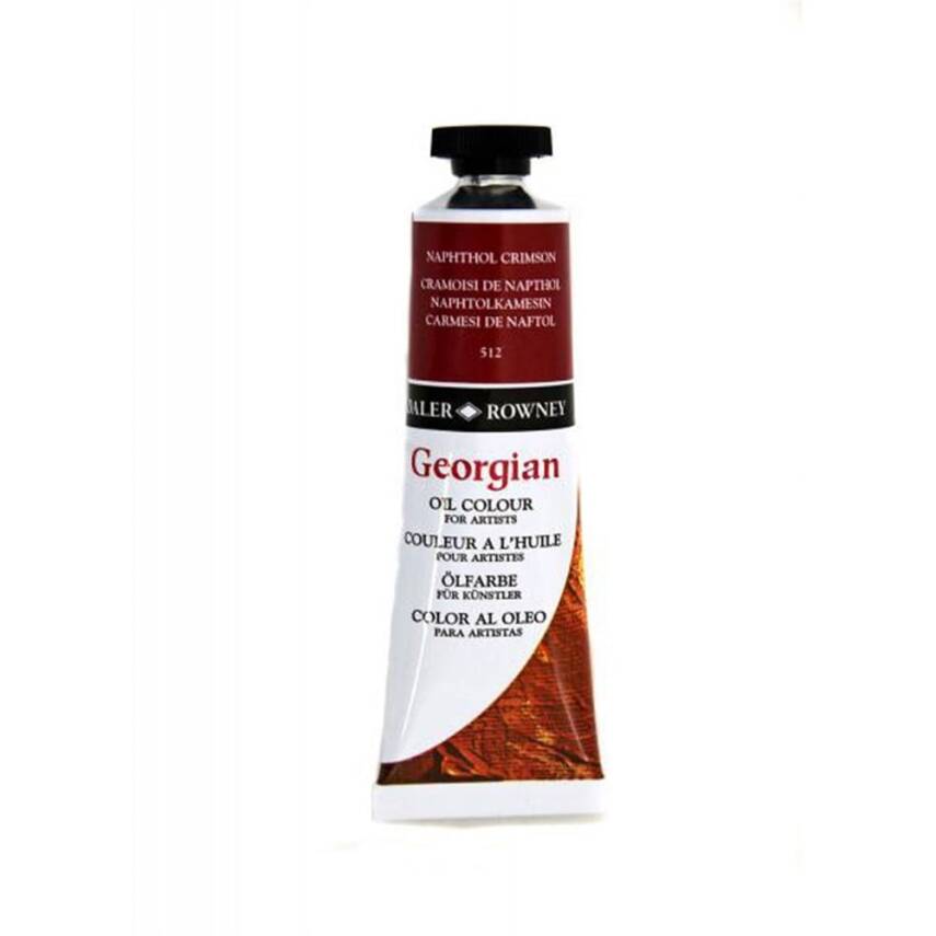 Daler Rowney Georgian Yağlı Boya 38 ml 512 Pyrrole Red - 1