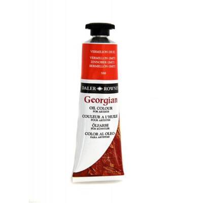 Daler Rowney Georgian Yağlı Boya 38 ml 588 Vermilion Hue - 1