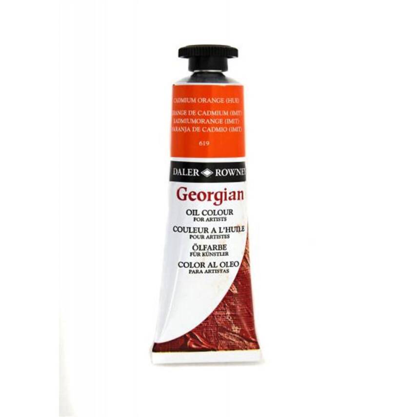 Daler Rowney Georgian Yağlı Boya 38 ml 619 Cadmium Orange Hue - 1